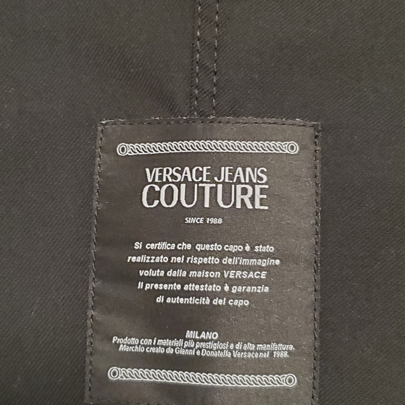 VERSACE JEAN COUTURE Cropped Twill Pants - Picture 4 of 8